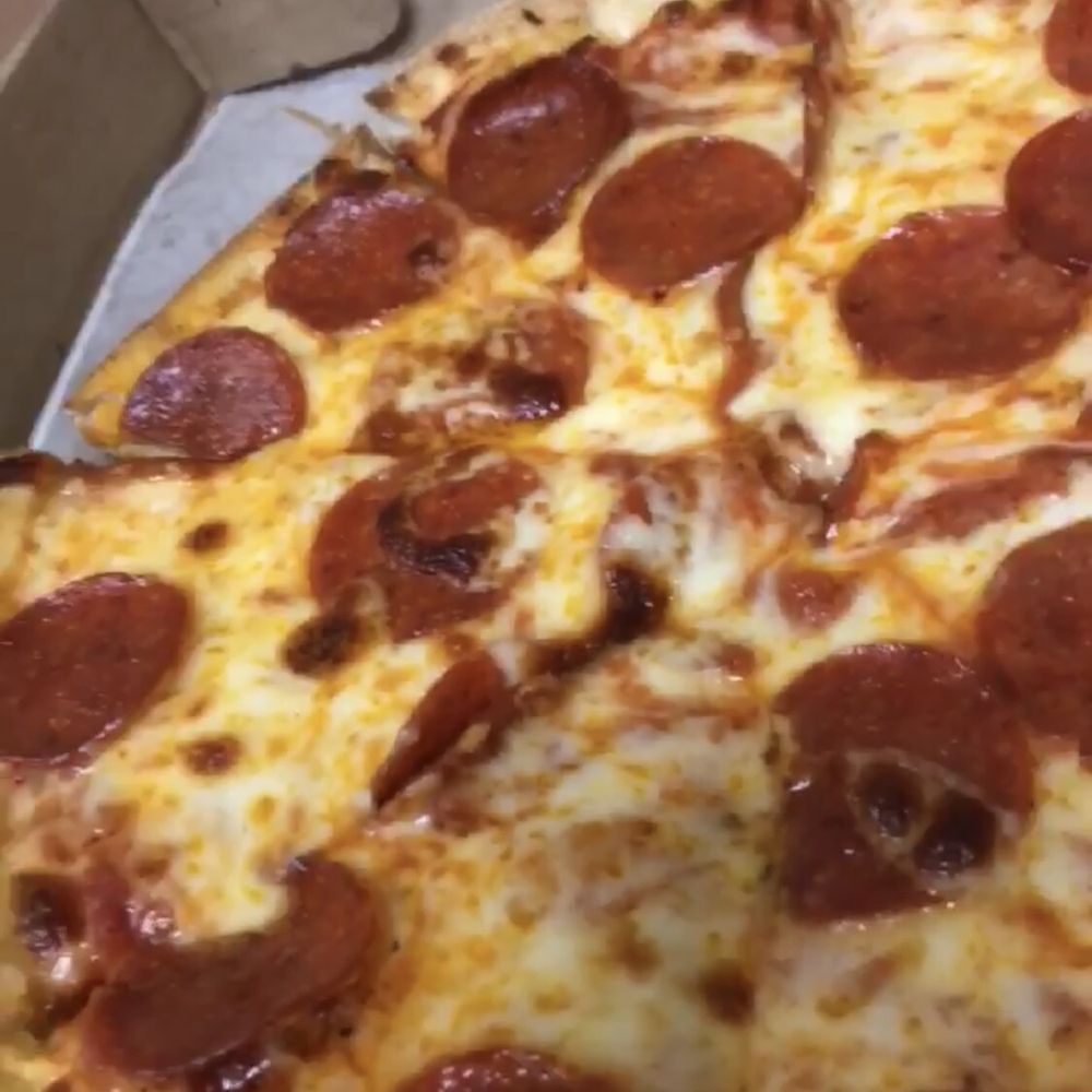 a pepperoni pizza in a box a pepperoni pizza in a box
