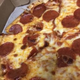 a pepperoni pizza in a box a pepperoni pizza in a box