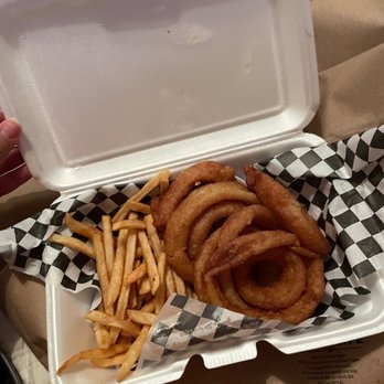 OUTTA BRONX - Fries and onion rings 50/50 - Sandwiches Near Me - Peoria, Arizona OUTTA BRONX - Fries and onion rings 50/50 - Sandwiches Near Me - Peoria, Arizona