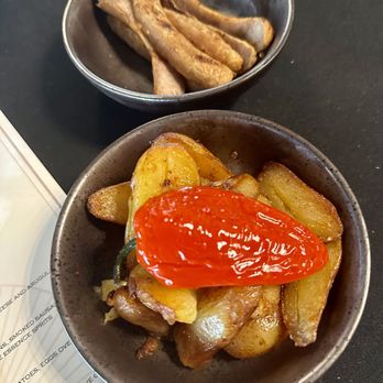 Lighthouse Rooftop - Chicken Sausages and Crispy Baby Potatoes - Asian Fusion Near Me - Long Island City, New York Lighthouse Rooftop - Chicken Sausages and Crispy Baby Potatoes - Asian Fusion Near Me - Long Island City, New York
