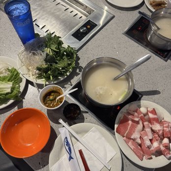 Volcano Hot Pot & BBQ - Hotpot only. Pork bone broth with Szechuan spice on the side. - Hot Pot Near Me - Orlando, Florida Volcano Hot Pot & BBQ - Hotpot only. Pork bone broth with Szechuan spice on the side. - Hot Pot Near Me - Orlando, Florida
