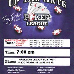 American Legion - FREE POKER NITE.