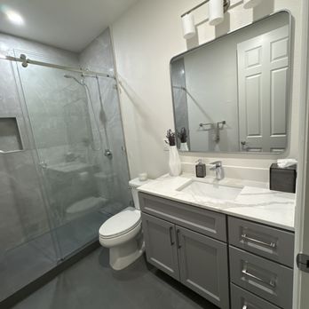Construction & More - Full bathroom shower remodel from half bath & closet - General Contractors Near Me - Fremont, California Construction & More - Full bathroom shower remodel from half bath & closet - General Contractors Near Me - Fremont, California