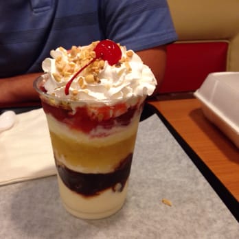 Greek Chicken - Small banana split, yummy! - Greek Near Me - Lakeside, California