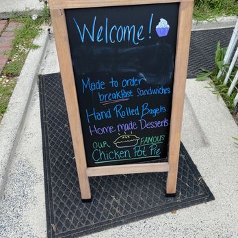 Baked By The Ocean - Specials sign out front is always changing - Bakeries Near Me - Marmora, New Jersey Baked By The Ocean - Specials sign out front is always changing - Bakeries Near Me - Marmora, New Jersey