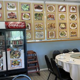 Menus on the wall