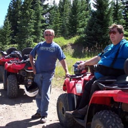 Angel Fire Excursions - Hal, our tour guide, is on the left. He's a fantastic tour guide. We always request him.