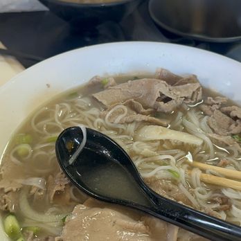 Pho 79 Restaurant - I got the pho with rare steak and tripe. Nothing special the broth was just ur avg pho. - Vietnamese Near Me - Westminster, California