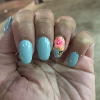 Lacquer Room - Love this color and the nail art she created!! - Nail Salons Near Me - Bronx, New York