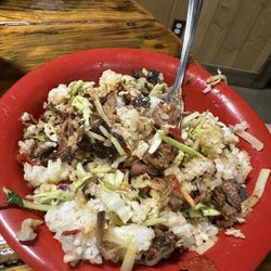 Old Spruce Brewing - Brisket rice bowl