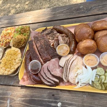Parish Barbecue - Lagniappe Tray - Food Trucks Near Me - Austin, Texas