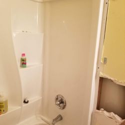 Workhorse Property Solutions - When a friend of a friend installs a tub/shower surround.
