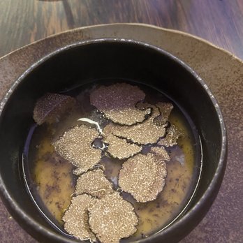 The Catbird Seat - Corn pudding w/shaved black truffle. - New American Near Me - Nashville, Tennessee The Catbird Seat - Corn pudding w/shaved black truffle. - New American Near Me - Nashville, Tennessee