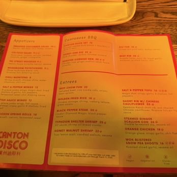 Canton Disco - Menu - Cantonese Near Me - Washington, DC, District of Columbia