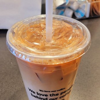 Biggby Coffee - Lrg iced eggnog latte, no whipped cream - Coffee & Tea Near Me - Amelia, Ohio