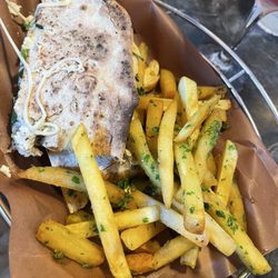 Chicken & Spinach Bender with Tavern Fries