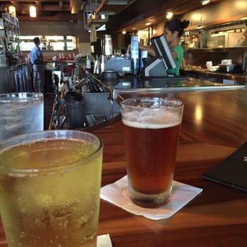 Monkeypod Kitchen - Ace pineapple cider and Mirror Pond ale at the bar - Hawaiian Near Me - Kapolei, Hawaii Monkeypod Kitchen - Ace pineapple cider and Mirror Pond ale at the bar - Hawaiian Near Me - Kapolei, Hawaii