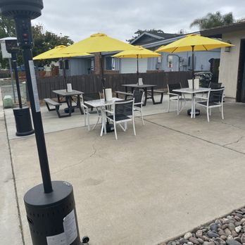 Burger Kook - Driveway/dining area - Burgers Near Me - Bonita, California