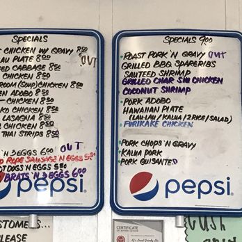 KJ's Local Grindz - Menu - Chicken Shop Near Me - Kaneohe, Hawaii