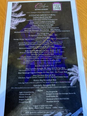 Menu photo 4 B Sweet Bistro New Orleans, LA