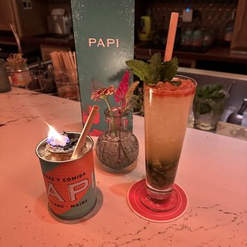 Papi - Grito de Lares and Cubanelle Mojito - Cocktail Bars Near Me - Portland, Maine
