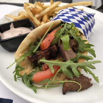 Pylos - Beef Souvlaki Wrap - Wine Bars Near Me - San Carlos, California Pylos - Beef Souvlaki Wrap - Wine Bars Near Me - San Carlos, California