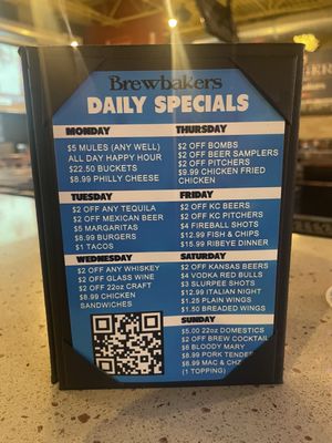 Menu photo 4 Brewbakers Lenexa, KS
