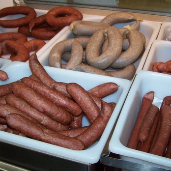 Bushy's Meat Market - a variety of sausages - Meat Shops Near Me - Independence, Wisconsin Bushy's Meat Market - a variety of sausages - Meat Shops Near Me - Independence, Wisconsin