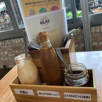 Olas Arepas - Sauces! - Latin American Near Me - Auckland, AUK