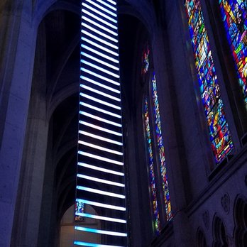 Grace Cathedral - Jacob's ladder, media art - Churches Near Me - San Francisco, California