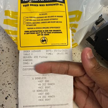 Buffalo Wild Wings - Order wasn't checked. - Sports Bars Near Me - Augusta, Georgia Buffalo Wild Wings - Order wasn't checked. - Sports Bars Near Me - Augusta, Georgia