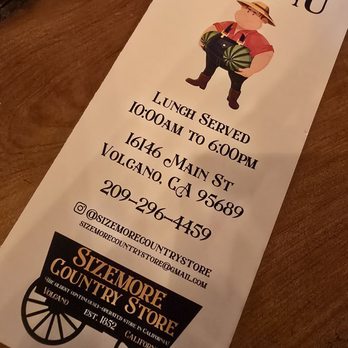 Sizemore Restaurant - American Near Me - Volcano, California