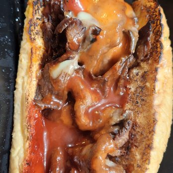Stonefire Grill - Brea - BBQ Brisket Sando Blanketed with Velvety Smooth 'Cue Sauce - Barbeque Near Me - Brea, California