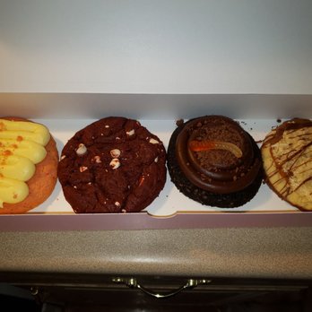 Crumbl - Ann Arbor - My 4 choices. All very delicious indeed and fresh. Quite a large cookie, easily can be shared. - Bakeries Near Me - Ann Arbor, Michigan
