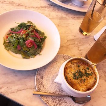 The Collins Small Batch Kitchen - Mixed herb salad and French onion soup - Bars Near Me - Phoenix, Arizona