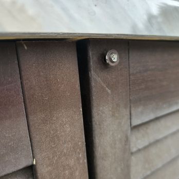 Aquaclear - Spa cabin screws we stripped. Earlier said happens with those particular screws. That would have to be drilled out!? - Hot Tub & Pool Near Me