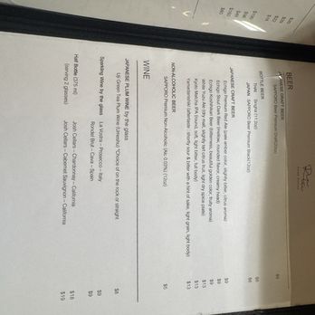 Rin-Tei - Menu - Asian Fusion Near Me - San Mateo, California