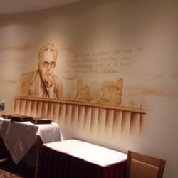 Castle Dargan - Restaurant decor with a Yeats theme