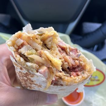 Ham 'n Scram - Double Meat Burrito - Breakfast & Brunch Near Me - Westminster, California