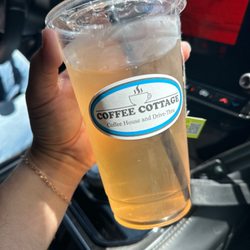 The Coffee Cottage - Peach green tea
