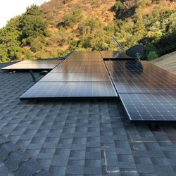 Sun Solar-OC - Low profile array installation on comp shingle roof.
