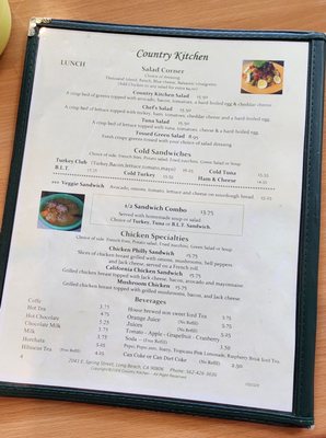 Menu photo 5 Country Kitchen Long Beach, CA
