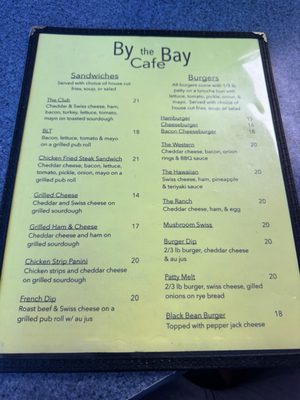 Menu photo 2 By the Bay Cafe Sekiu, WA