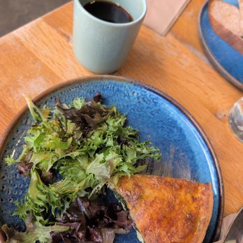 Soul Grind Coffee Roasters - Spanish and mushroom Quiche - Coffee & Tea Near Me - Pacifica, California Soul Grind Coffee Roasters - Spanish and mushroom Quiche - Coffee & Tea Near Me - Pacifica, California