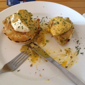 Food Dudes Kitchen - Crab cake Benedict. - Seafood Near Me - Kill Devil Hills, North Carolina