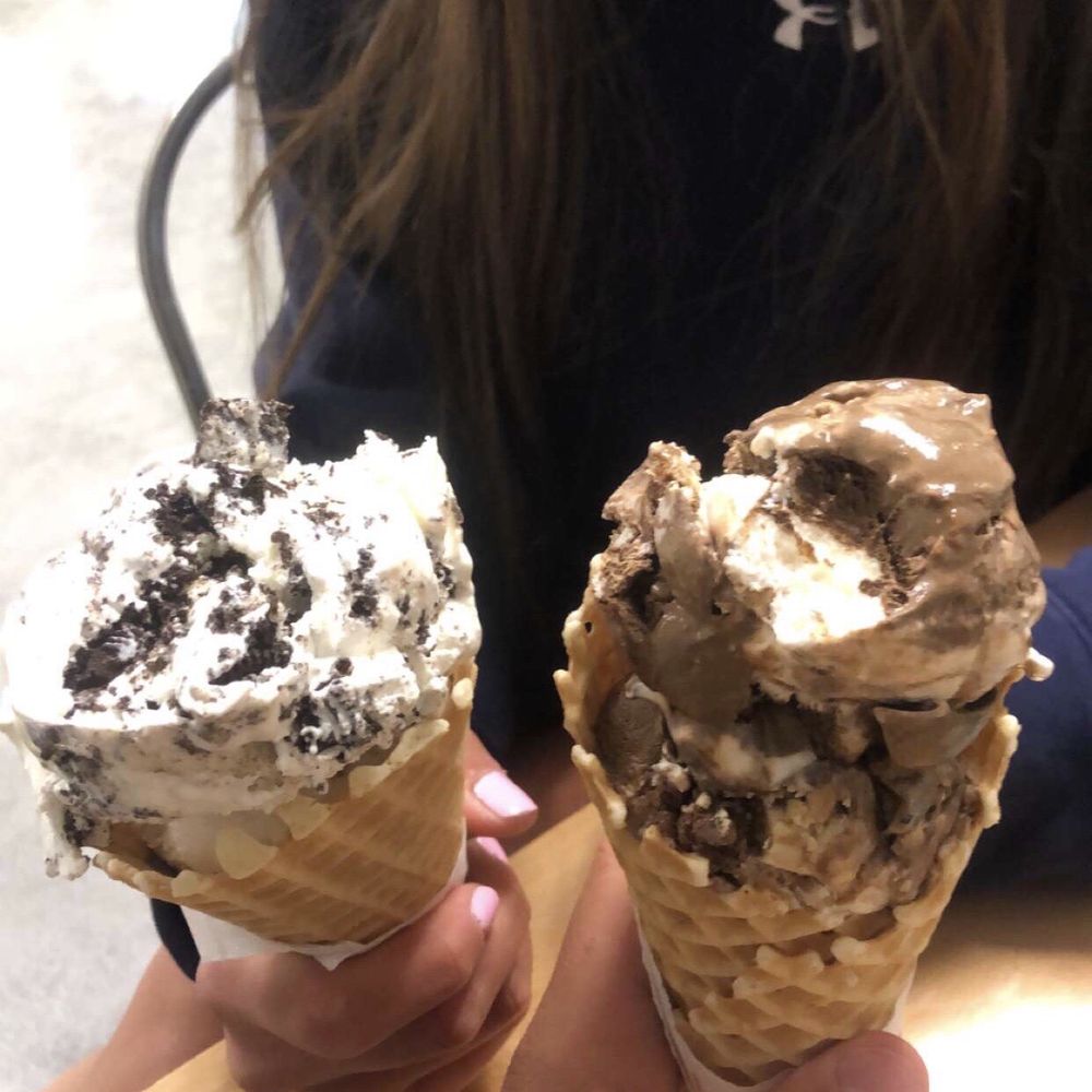 Outside the Cone - A little blurry but the waffle cones make the whole experience too. - Ice Cream & Frozen Yogurt Near Me - Lynchburg, Virginia Outside the Cone - A little blurry but the waffle cones make the whole experience too. - Ice Cream & Frozen Yogurt Near Me - Lynchburg, Virginia