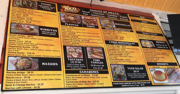 Menu photo 2 Taco Amigo Zephyrhills, FL Menu photo 2 Taco Amigo Zephyrhills, FL
