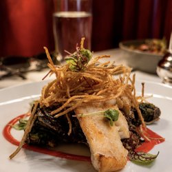 Black Cod with brussel sprouts