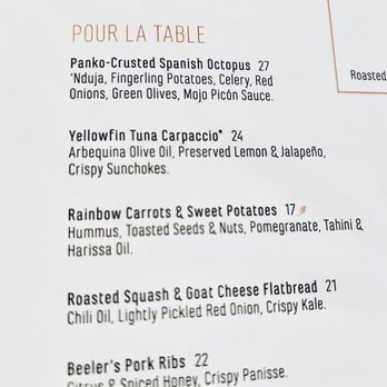 Fig & Olive - Partial appetizer menu (for the table) - French Near Me - Houston, Texas Fig & Olive - Partial appetizer menu (for the table) - French Near Me - Houston, Texas