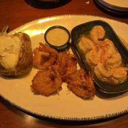 Red Lobster - Garlic Shrimp Scampi, Parrot Isle Coconut Shrimp